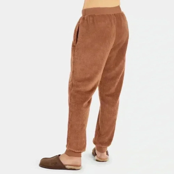 UGG MENS LOUNGEWEAR LIONEL FAUX JOGGERS SHERPA PANTS SIZE L - Picture 4 of 7